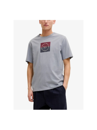 JACK&JONES Jorcatskills Square Branding Tee SSCN LN Blue