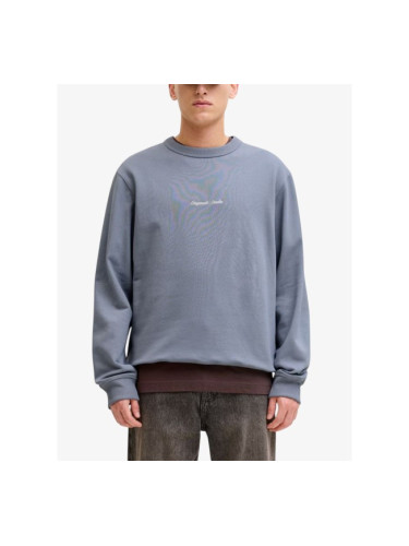 JACK&JONES Jornorrebro Emb Sweat Crew Noos Blue