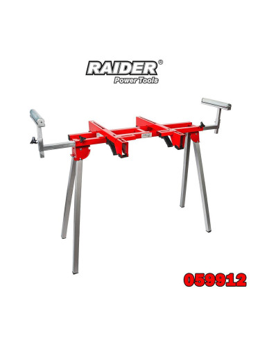 Стойка за настолни машини, сгъваема, 860-1600 мм, RAIDER 059912