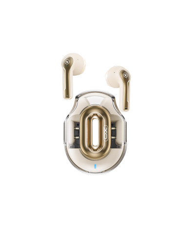 Слушалки Bluetooth безжични XO X43 TWS, бежови