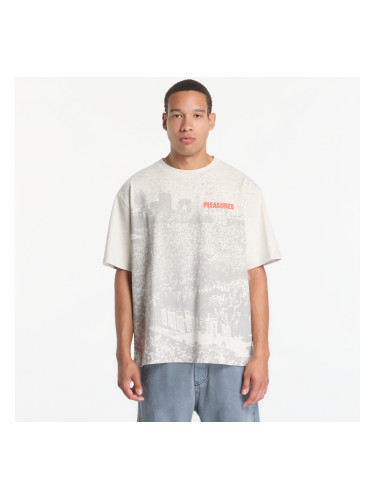 Тениска PLEASURES Cup Heavyweight Shirt Ash Grey S