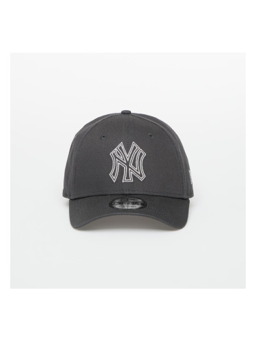 Шапка New Era 9FORTY MLB Metallic Outline New York Yankees Grey Universal