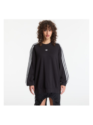 Суитшърт adidas Lace 3 Stripes Crew Black XL