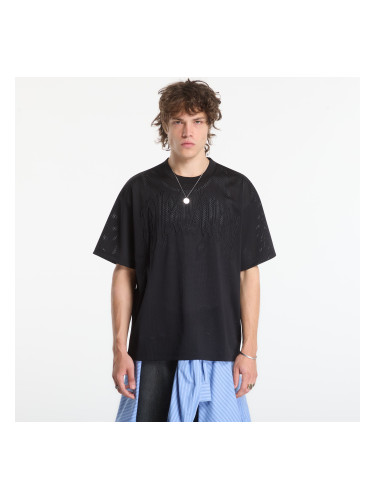 Тениска PLEASURES Twitch Mesh Shirt Black S
