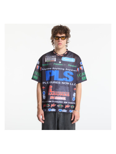 Тениска PLEASURES Oral Mesh Shirt Black M