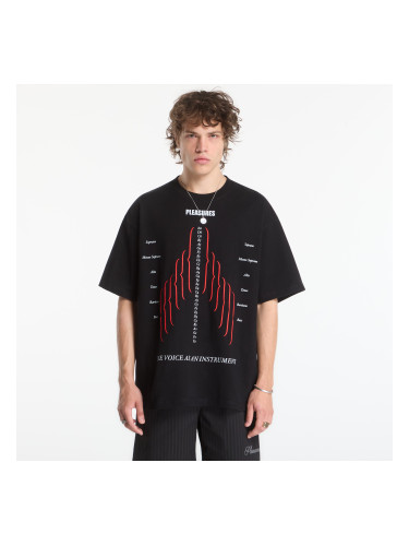 Тениска PLEASURES Choir Heavyweight Shirt Black S
