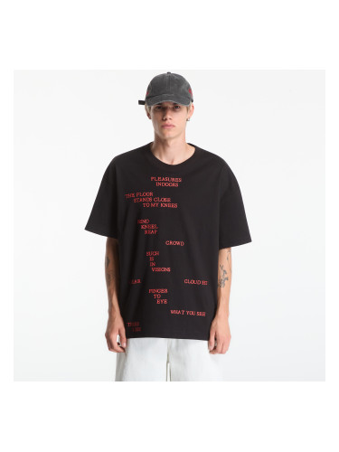 Тениска PLEASURES Indoors T-Shirt Black S