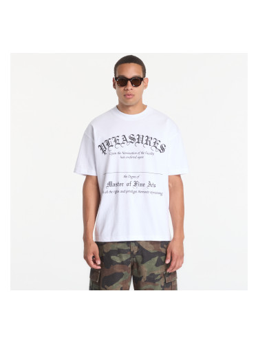 Тениска PLEASURES Degree T-Shirt White S