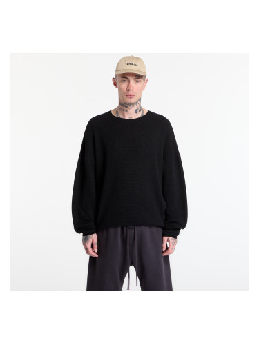 Суитшърт Fear of God Essentials Signature Waffle 90'S Crewneck Vintage Black S