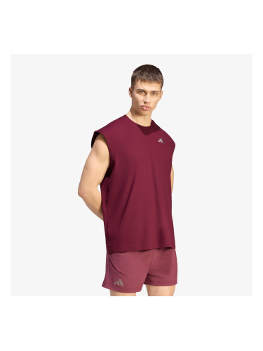 adidas Tennis Climacool+ Oversized Sleeveless T-Shirt Maroon S
