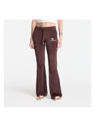 Потници Sporty & Rich Juicy Script Velour Sweatpant Chocolate S