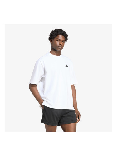Тениска adidas Primelift Essentials Workout Graphics Tee White L