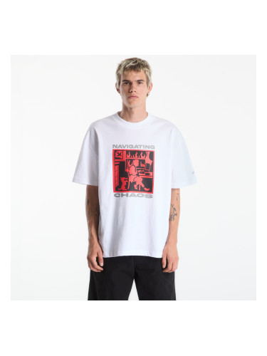 Тениска PLEASURES Navigate T-Shirt White S