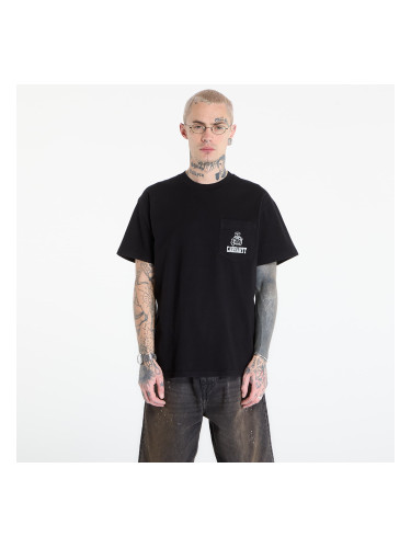 Тениска Carhartt WIP S/S Pond Corps Pocket T-Shirt UNISEX Black XS