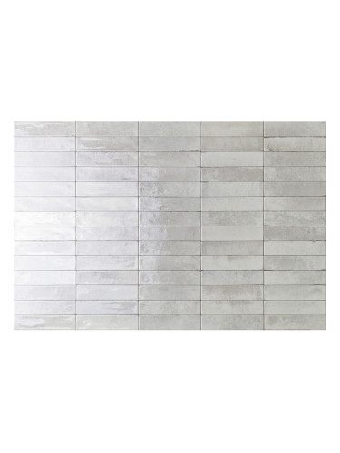 Soho light grey - гланцови плочки за баня/ кухня 6х25 см