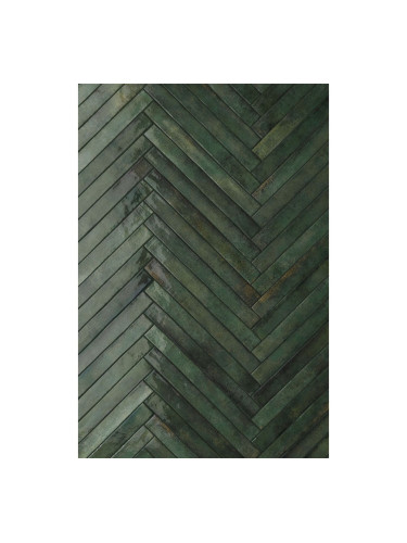 Life dark green - стенни плочки с тухлен дизайн