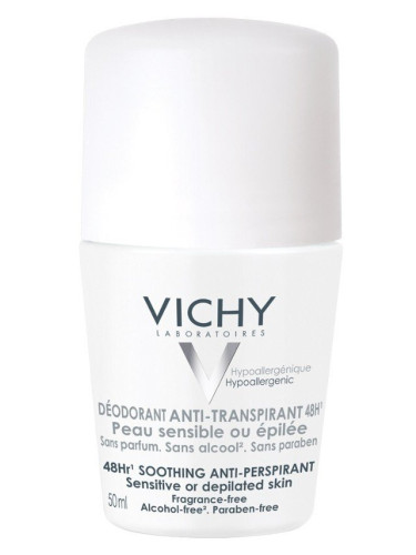 Vichy Deo 48h Roll-On Anti-Perspirant Успокояващ рол-он против изпотяване