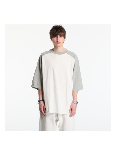 Тениска Fear of God Essentials Signature Baseball Tee Oatmeal Heather/ Concrete Heather S