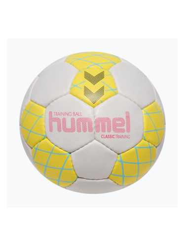 Топка за хандбал Hummel Classic Training HB white/yellow/blue size 1