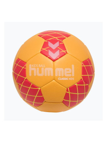Детска топка за хандбал Hummel Classic HB Jr orange/red/yellow size 0