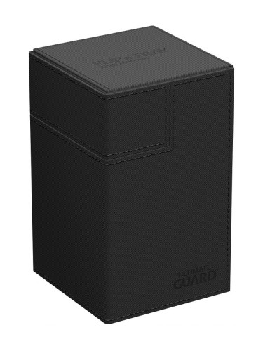  Кутия за карти Ultimate Guard Flip`n`Tray XenoSkin - Monocolor Black (100+ бр.)