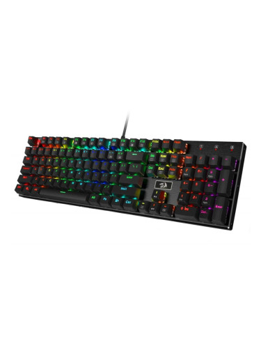  Механична клавиатура Redragon - Devarajas K556, Brown, RGB, черна