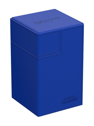  Кутия за карти Ultimate Guard Flip'n'Tray XenoSkin, Синя (100+ бр.)
