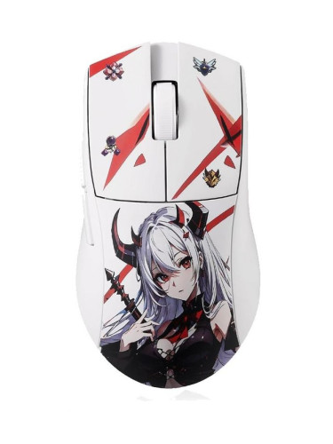 Гейминг мишка Redragon - K1ng Pro 1K, M916AK-PRO, оптична, безжична, бяла