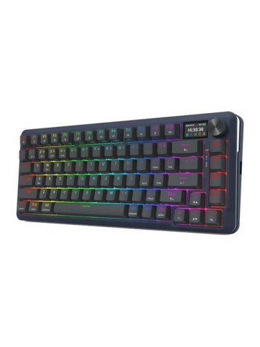  Механична клавиатура Redragon - Flekact Pro K708-RGB-PRO, безжична, RGB, черна