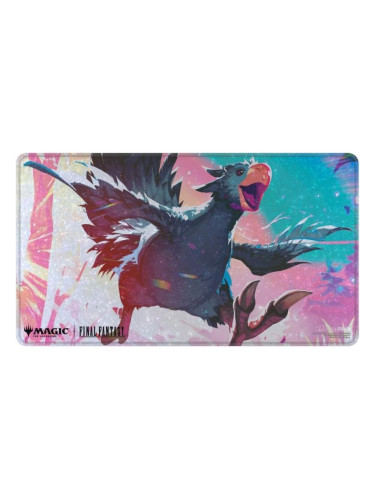  Подложка за игри с карти Ultra Pro - MTG: Final Fantasy x Universes Beyond, Traveling Chocobo (Black) Holofoil Playmat