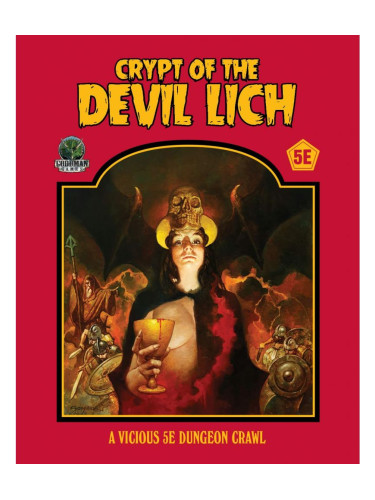  Допълнение за ролева игра Dungeon Crawl Classics: The Crypt of the Devil Lich (5e Edition)