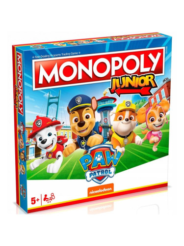  Настолна игра Monopoly Junior: Paw Patrol - Детска