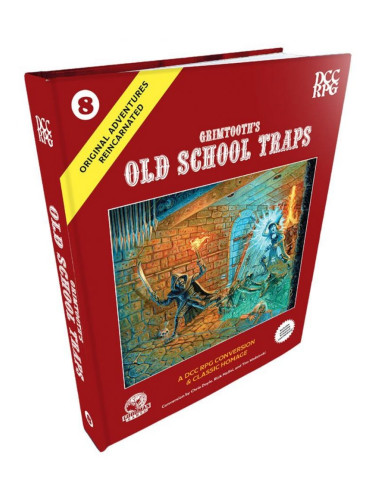  Допълнение за ролева игра Dungeon Crawl Classics RPG: Original Adventures Reincarnated #8: Grimtooth's Old School Traps