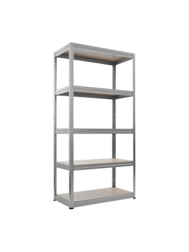 Метален стелаж STAR 213x90x45 см, до 175 кг на рафт - цинк