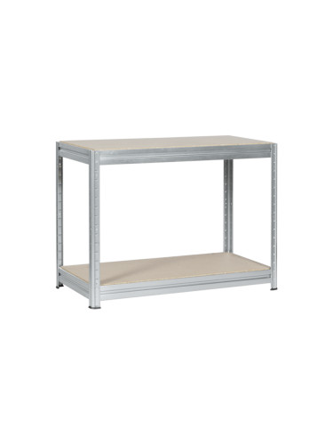 Метален стелаж MEGA 87x120x60 см, до 600 кг на рафт - цинк
