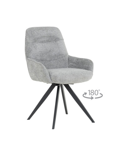 Трапезен стол ASCOT - сив B 90