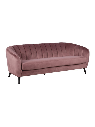 Триместно канапе Sonata Greta, Роза, Широк 88 см