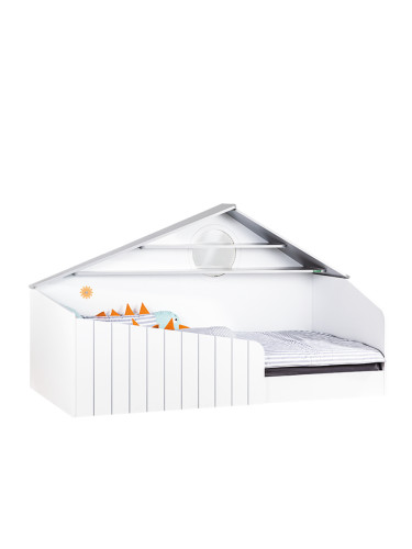 Детско легло Sonata Bird House, 100 х 200 см,  Къща, Монтесори 