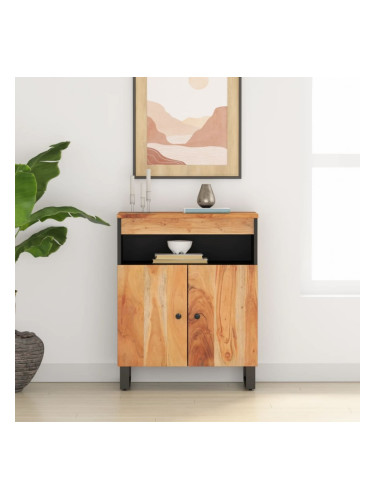 Sonata H Сайдборд с 2 врати, 60x33x75 см, акациево дърво масив