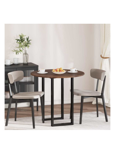 Sonata H Топ за маса Кафяв дъб 80 x 80 x 1.5 cm Инженерно дърво