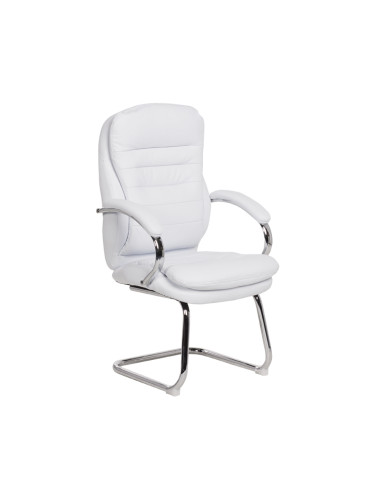Посетителски стол Sonata Blum 6154 - бял