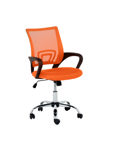 Работен офис стол Sonata Blum 7050-1 LUX - оранжев