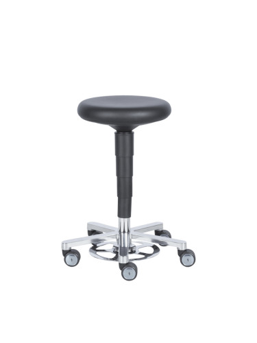 Лабораторен ергономичен стол BIMOS STOOL 9F63R - черен
