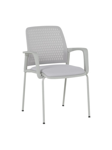 Посетителски стол Sonata Blum 1138 G - светлосив