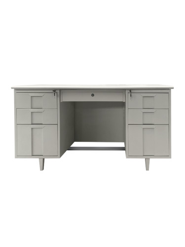 Метално бюро Sonata Blum CR-1319 L - сиво
