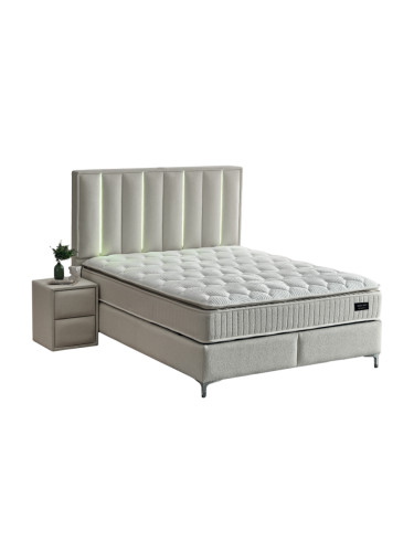 Тапицирана спалня с матрак MINI MOONLIGHT 160 х 200 - крем 01