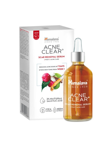 Acne Clear + Серум за премахване на белези, Himalaya Wellness, 30 ml