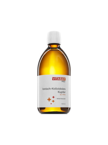 MED колоидна мед 10 PPM - силно концентрирана (степен на чистота 99,99) 500 ml | Vitabay