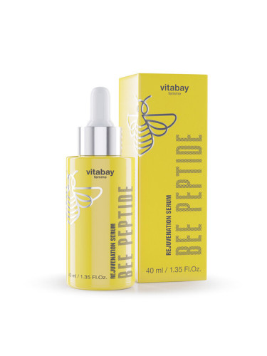 Подмладяващ серум за лице с пчелен пептид 40 ml | Vitabay