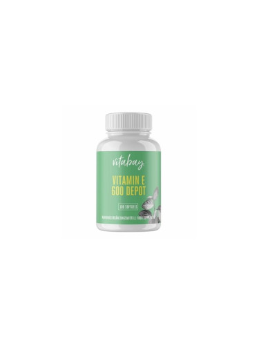 Vitamin E - Витамин Е 300 IU, 200 софтгел капсули Vitabay
